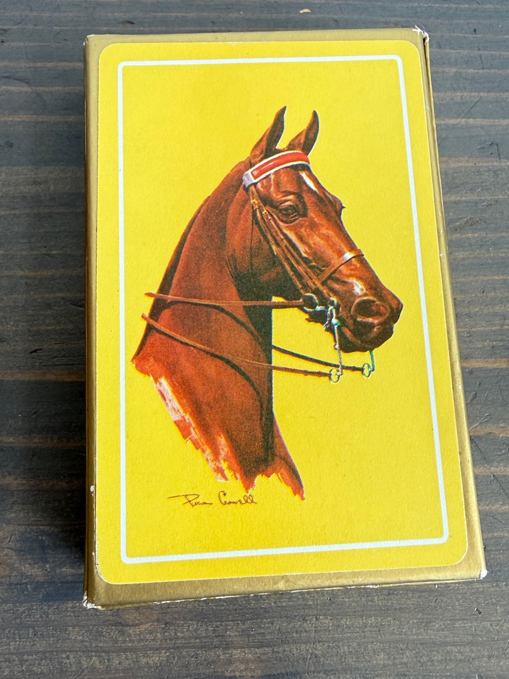 Deck of vintage playing cards